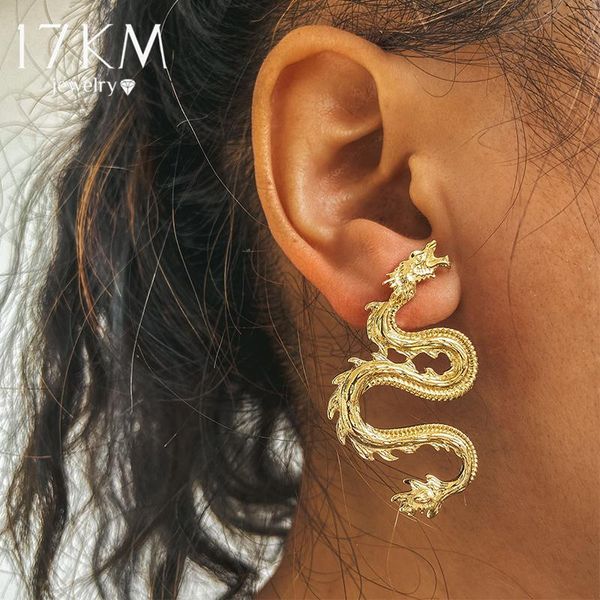punk personality dragon snake earrings for women men hip-hop big exaggerated geometric animal shaped jewelry dangle & chandelier, Silver
punk personality dragon snake earrings for women men hip-hop big exaggerated geometric animal shaped jewelry dangle & chandelier, Silver
