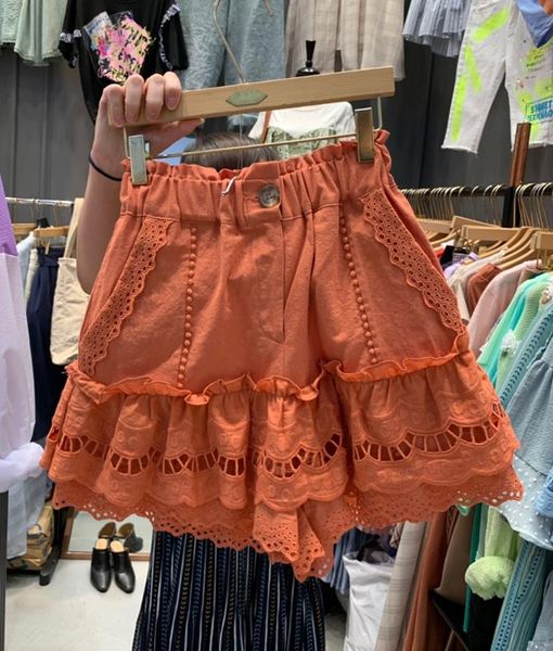 summer women's hollow high waist ruffled femininity shorts skirt pants skirts womens, Black
summer women's hollow high waist ruffled femininity shorts skirt pants skirts womens, Black