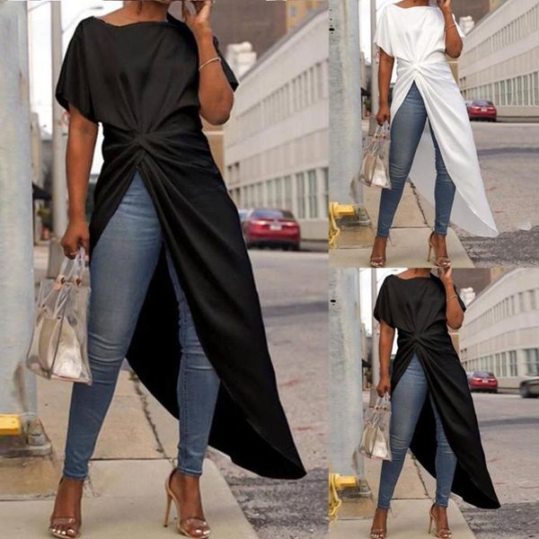 asymmetrical women long sleeve split hem blouse 2021 summer shirts cocktail party vestidos plus size 3xl women's blouses, White
asymmetrical women long sleeve split hem blouse 2021 summer shirts cocktail party vestidos plus size 3xl women's blouses, White