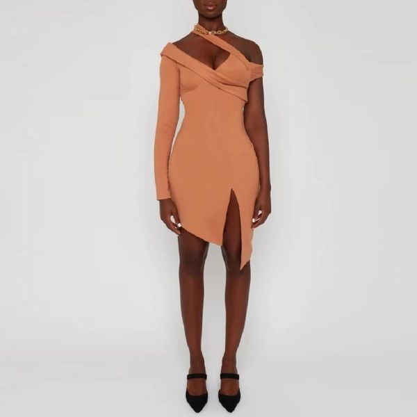 casual dresses kgfigu 2021 fall clothing deresses for women one-shoulder long-sleeved solid color split bodycon dress, Black;gray
casual dresses kgfigu 2021 fall clothing deresses for women one-shoulder long-sleeved solid color split bodycon dress, Black;gray