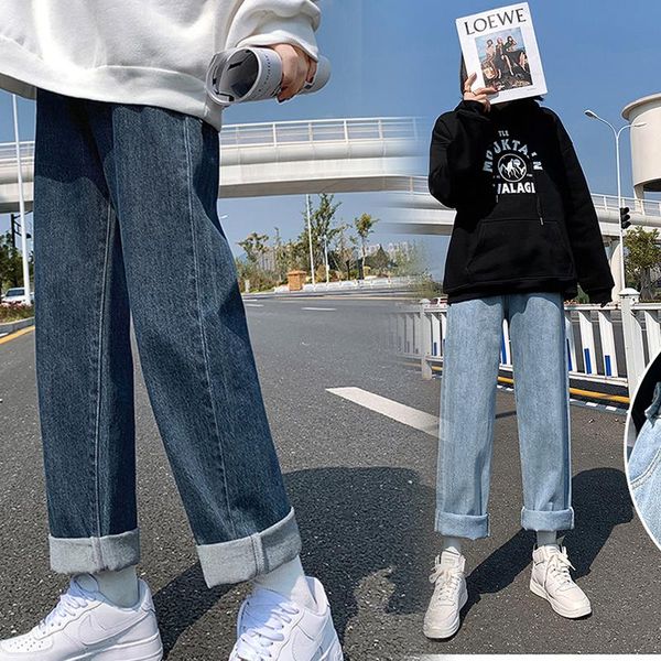 streetwear retro wide leg jeans blue ladies harajuku straight pants 2021 casual mid-waist fashion women's
streetwear retro wide leg jeans blue ladies harajuku straight pants 2021 casual mid-waist fashion women's