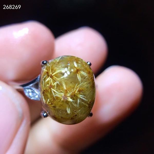cluster rings natural gold rutilated quartz sun flower women adjustable ring 925 silver 12.6/10.3mm oval sphere ball beads genuine, Golden;silver
cluster rings natural gold rutilated quartz sun flower women adjustable ring 925 silver 12.6/10.3mm oval sphere ball beads genuine, Golden;silver