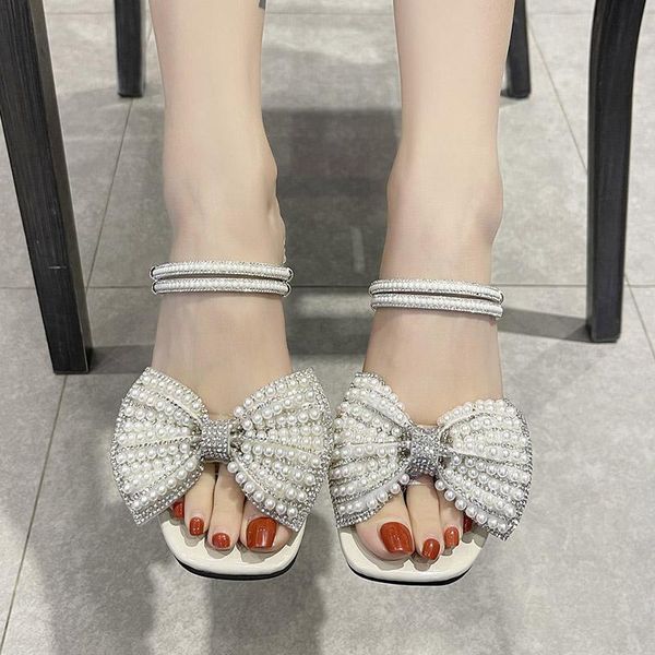 plus size 34-42 summer shoes woman slippers pearls bowtie sandals bling high heels fashion slides open toe beach shoe 9181g, Black
plus size 34-42 summer shoes woman slippers pearls bowtie sandals bling high heels fashion slides open toe beach shoe 9181g, Black