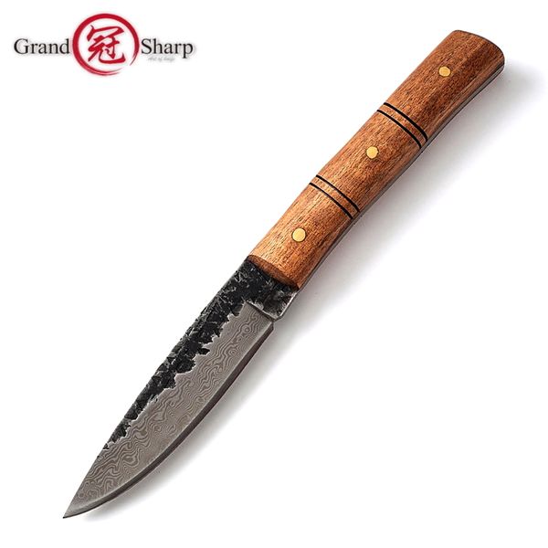damascus hunting knife hand forged outdoor equipment handmade pocket knife surviva straight knife fixed bade rosewood hande
damascus hunting knife hand forged outdoor equipment handmade pocket knife surviva straight knife fixed bade rosewood hande