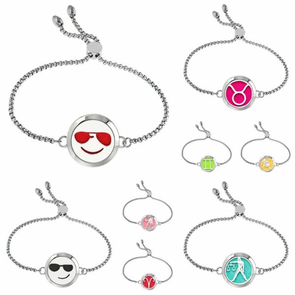 fashion 25mm stainless steel bracelet adjustable diffuser locket bracelets women jewelry 10pcs pads random bangle, Black
fashion 25mm stainless steel bracelet adjustable diffuser locket bracelets women jewelry 10pcs pads random bangle, Black