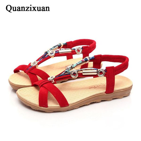 quanzixuan women sandals flat summer shoes beach ankle-strap plus size 40 41 42, Black
quanzixuan women sandals flat summer shoes beach ankle-strap plus size 40 41 42, Black