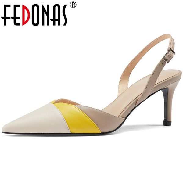 fedonas mixed colors women shoes 2021 spring summer high heels sandals for women genuine leather wedding office lady shoes, Black
fedonas mixed colors women shoes 2021 spring summer high heels sandals for women genuine leather wedding office lady shoes, Black