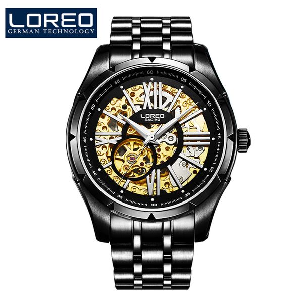 clock masculino loreo men 2019 brand luxury hollow dial gentlemen black watches waterproof sapphire for men, Slivery;brown
clock masculino loreo men 2019 brand luxury hollow dial gentlemen black watches waterproof sapphire for men, Slivery;brown