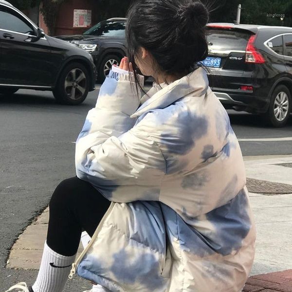 women's down & parkas hstar women short style ins chic tie dye oversize coat winter woman clothing all-match loose outwear female warm, Black
women's down & parkas hstar women short style ins chic tie dye oversize coat winter woman clothing all-match loose outwear female warm, Black