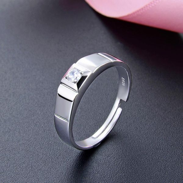 cluster rings korean open ring s925 silver men personality trend fashion zircon fine jewelry men's bridal wedding band y0014, Golden;silver
cluster rings korean open ring s925 silver men personality trend fashion zircon fine jewelry men's bridal wedding band y0014, Golden;silver