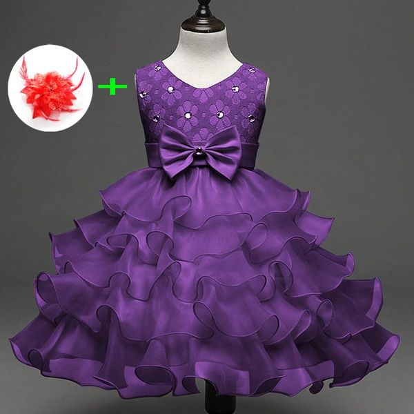 girl's dresses cute princess wedding party frocks crystal layered cupcake birthday dress 2-7 years kids purple red pink blue baby girl, Red;yellow
girl's dresses cute princess wedding party frocks crystal layered cupcake birthday dress 2-7 years kids purple red pink blue baby girl, Red;yellow