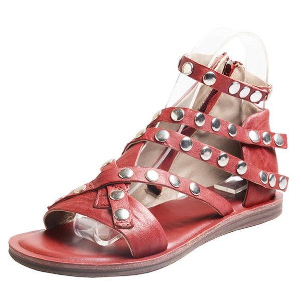 sandals handmade red women flat rivets studded summer beach shoes woman genuine leather straps sandalias mujer gladiator sandal, Black
sandals handmade red women flat rivets studded summer beach shoes woman genuine leather straps sandalias mujer gladiator sandal, Black