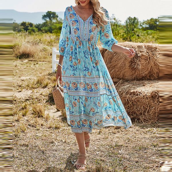 20212021 spring and summer women new digital print small fresh and sweet lace mid-length dress v neck floral casual beach dress, Black;gray
20212021 spring and summer women new digital print small fresh and sweet lace mid-length dress v neck floral casual beach dress, Black;gray