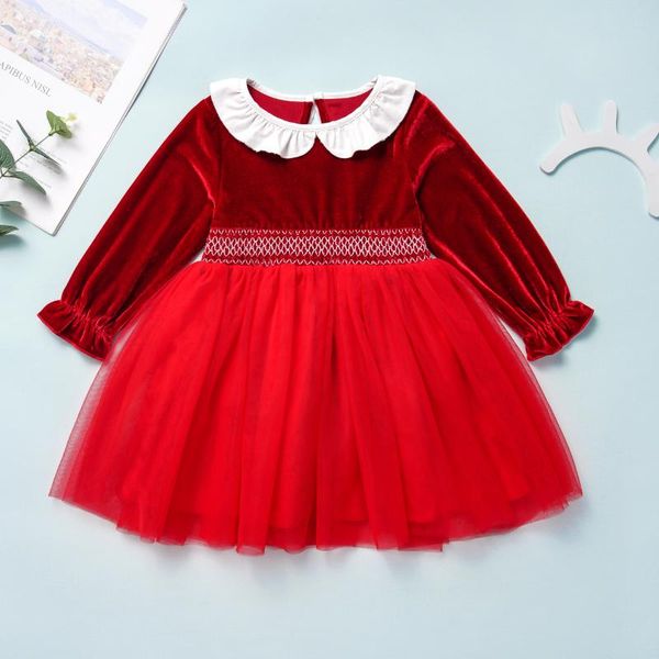 girl's dresses 1-5y christmas toddler kid baby girls red dress lace tulle tutu party for girl year velvet xmas costumes, Red;yellow
girl's dresses 1-5y christmas toddler kid baby girls red dress lace tulle tutu party for girl year velvet xmas costumes, Red;yellow