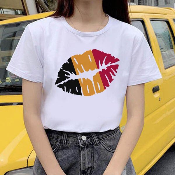 women's t-shirt belgium flag kiss women leopard lips graphic o-neck black tees funny y2k aesthetic, White
women's t-shirt belgium flag kiss women leopard lips graphic o-neck black tees funny y2k aesthetic, White