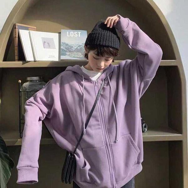 spring autumn thicken open stitch women sweatshirt zipper up full sleeve female hoodies pockets tracksuit winter 210601, Black
spring autumn thicken open stitch women sweatshirt zipper up full sleeve female hoodies pockets tracksuit winter 210601, Black