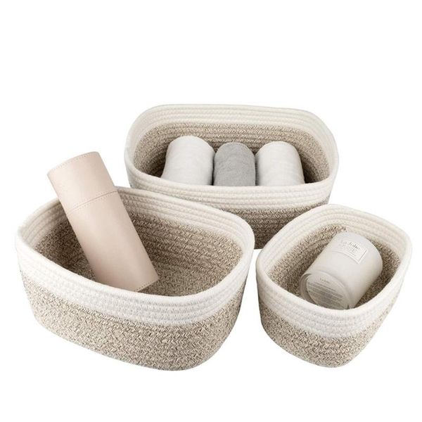 storage baskets handwoven cotton rope food severing tray for breakfast snack sundries dining room display decor household basket
storage baskets handwoven cotton rope food severing tray for breakfast snack sundries dining room display decor household basket