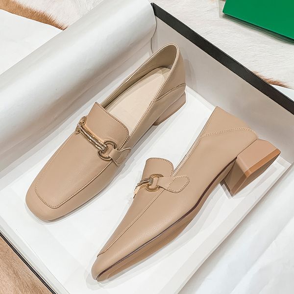 Womens Pumps Low Heels Office Metal Chain Solid PU Leather Ladies Shoes Soft Outdoor Comfortable Elegant Women Footwear, Beige
Womens Pumps Low Heels Office Metal Chain Solid PU Leather Ladies Shoes Soft Outdoor Comfortable Elegant Women Footwear, Beige