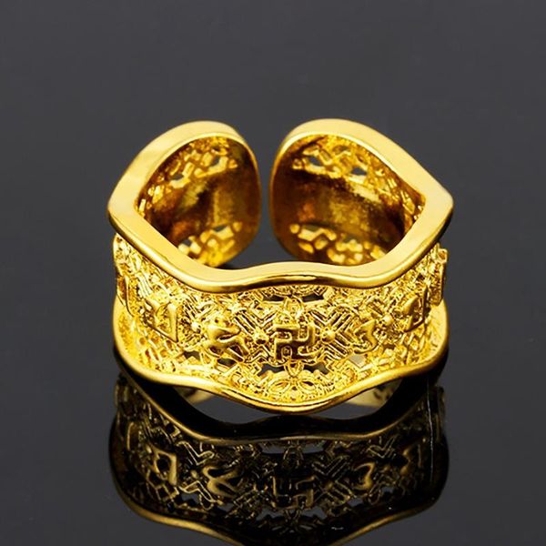 wedding rings retro keep corlor six word lucky 24k ring for cople man gold open jewelry, Slivery;golden
wedding rings retro keep corlor six word lucky 24k ring for cople man gold open jewelry, Slivery;golden
