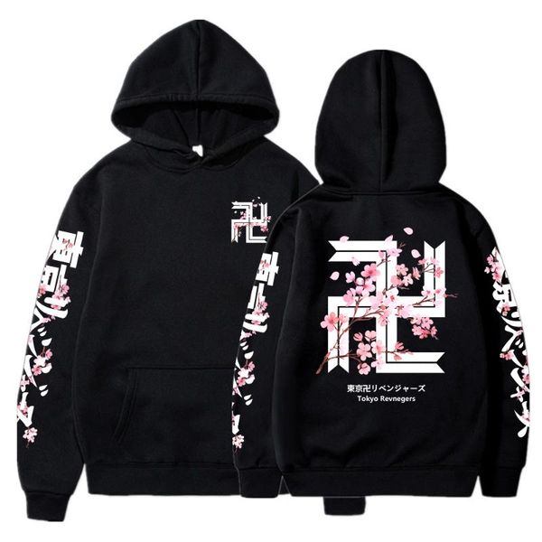 men's hoodies & sweatshirts tokyo revengers anime harajuku aesthetics gang logo with cherry blossoms printed winter sweatshi, Black
men's hoodies & sweatshirts tokyo revengers anime harajuku aesthetics gang logo with cherry blossoms printed winter sweatshi, Black