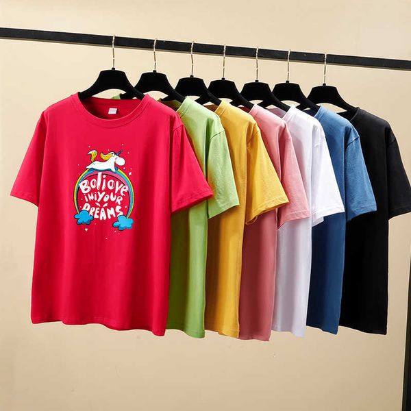 verhellen 100% cotton t-shirts women summer harajuku letter print tshirt leisure streetwear for woman clothes 210706, White
verhellen 100% cotton t-shirts women summer harajuku letter print tshirt leisure streetwear for woman clothes 210706, White