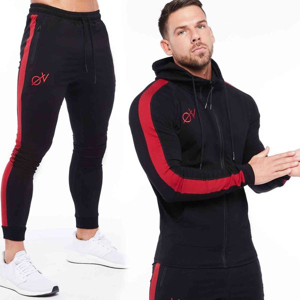 men's tracksuits jogger autumn and winter sport male leisure elastic suit fine fitting zipper pulley of two pieces running sports aptit, Gray
men's tracksuits jogger autumn and winter sport male leisure elastic suit fine fitting zipper pulley of two pieces running sports aptit, Gray