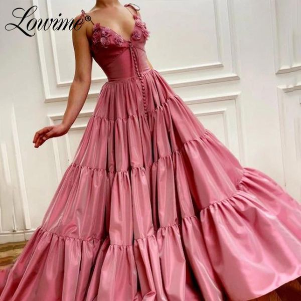 party dresses pink long prom with handmade flowers a line dress 2021 arabic custom made graduation evening robes, White;black
party dresses pink long prom with handmade flowers a line dress 2021 arabic custom made graduation evening robes, White;black