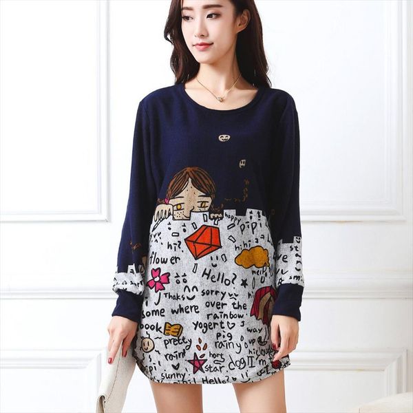 spring fashion long sleeve women dresses plus size loose girl casual tunic pullover 3xl good quality, Black;gray
spring fashion long sleeve women dresses plus size loose girl casual tunic pullover 3xl good quality, Black;gray