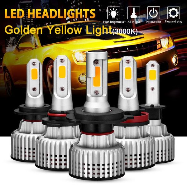 amber yellow led car headlight bulb 72w 10000lm 3000k golden 9005 9006 h1 h3 h7 h11 fog headlamp bulbs h4 high and low light headlights
amber yellow led car headlight bulb 72w 10000lm 3000k golden 9005 9006 h1 h3 h7 h11 fog headlamp bulbs h4 high and low light headlights