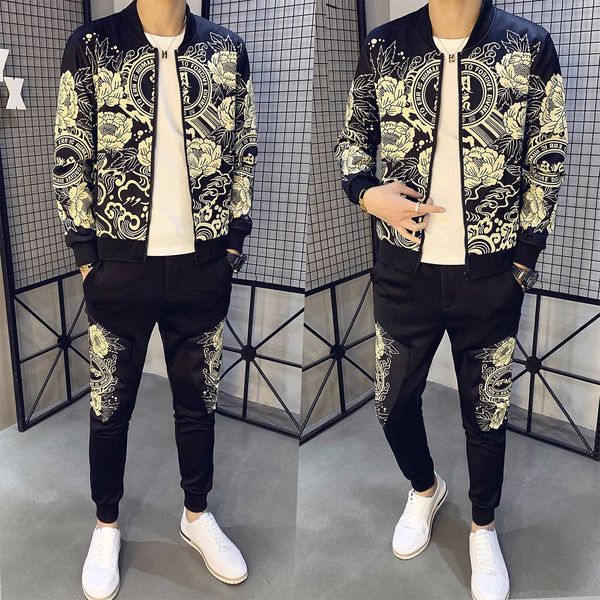 spring autum tracksuit sport suit men sweatsuit moda hombre men's set 2 piece jacket + pants streetwear set plus size -5xl 210527, Gray
spring autum tracksuit sport suit men sweatsuit moda hombre men's set 2 piece jacket + pants streetwear set plus size -5xl 210527, Gray