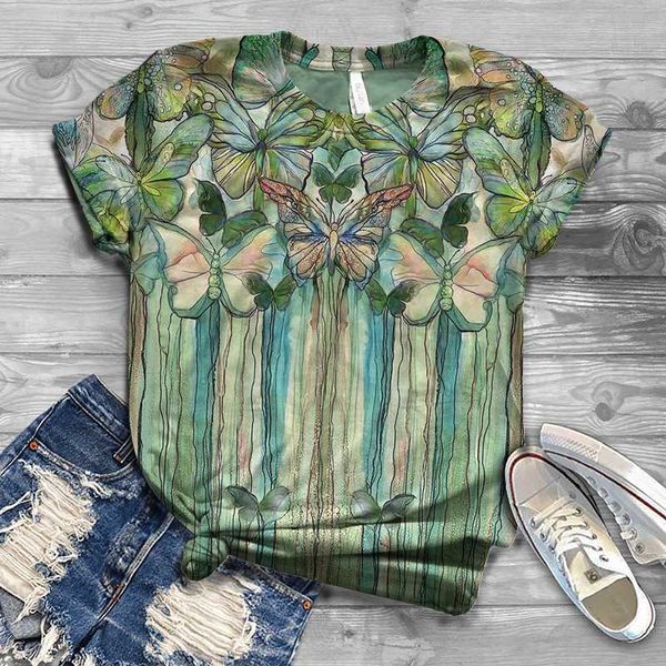 women's t-shirt 2021 cool fashion men's and women's butterfly printing 3d summer short-sleeved male s-6xl, White
women's t-shirt 2021 cool fashion men's and women's butterfly printing 3d summer short-sleeved male s-6xl, White