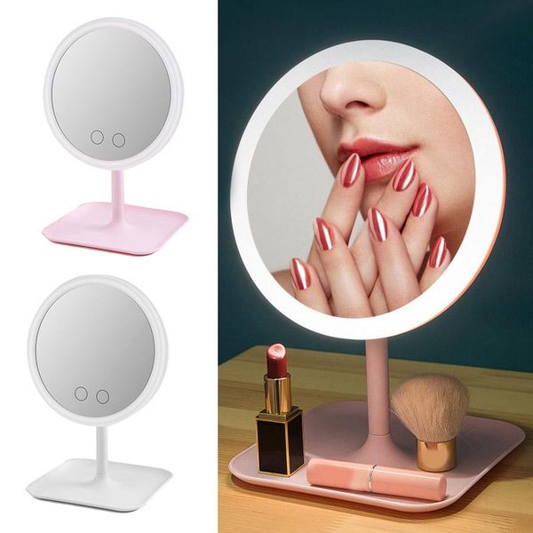 mirrors lighted makeup mirror deskdressing fill light female portable beauty for home travel drop
mirrors lighted makeup mirror deskdressing fill light female portable beauty for home travel drop