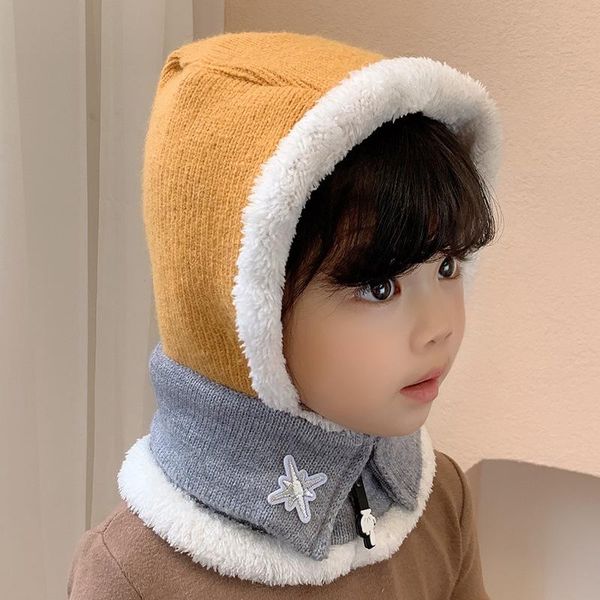 beanies autumn and winter knitted hat boys girls neck suit children's woolen plus plush cold insulation conjoined
beanies autumn and winter knitted hat boys girls neck suit children's woolen plus plush cold insulation conjoined