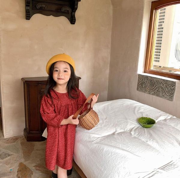 girl's dresses 2021 korea style girls printed dress fashion autumn winter party 2-8 years wd541, Red;yellow
girl's dresses 2021 korea style girls printed dress fashion autumn winter party 2-8 years wd541, Red;yellow