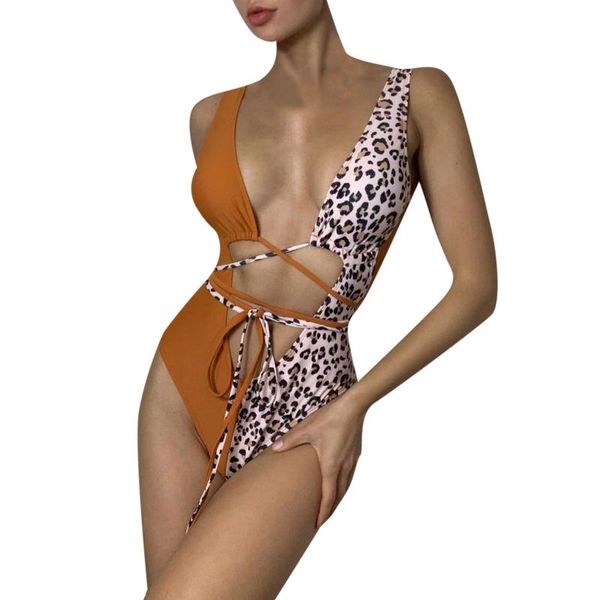 women's swimwear bikinis set one-piece contrast color lace-up swimsuit halter siamés bikini de playa traje baño, White;black
women's swimwear bikinis set one-piece contrast color lace-up swimsuit halter siamés bikini de playa traje baño, White;black