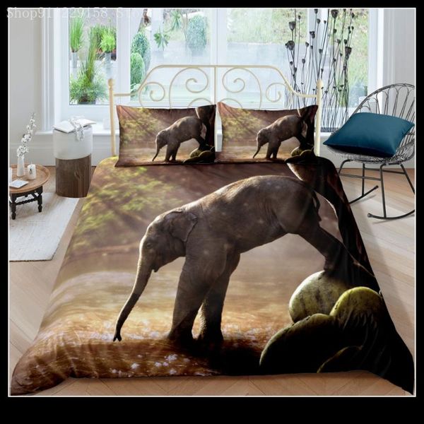 bedding sets a baby elephant pattern set, bed cover, flat pillowcase, 3-piece large size bedroom duvet cover
bedding sets a baby elephant pattern set, bed cover, flat pillowcase, 3-piece large size bedroom duvet cover