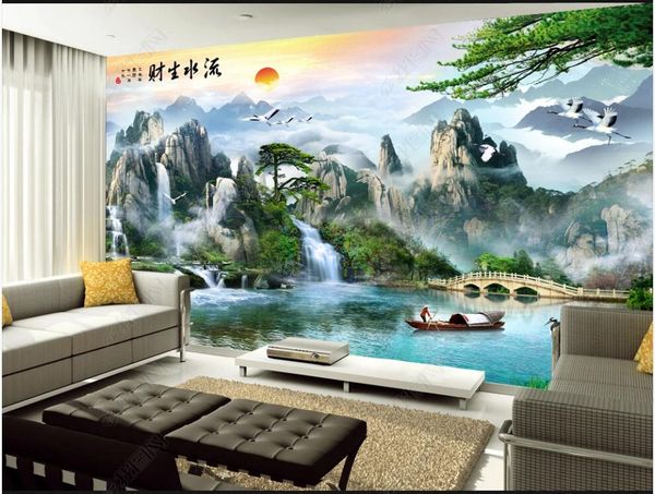 3d wallpaper custom p mural chinese style waterfall lake natural scenery home decoration wallpaper for walls in rolls decorative wall prints
3d wallpaper custom p mural chinese style waterfall lake natural scenery home decoration wallpaper for walls in rolls decorative wall prints