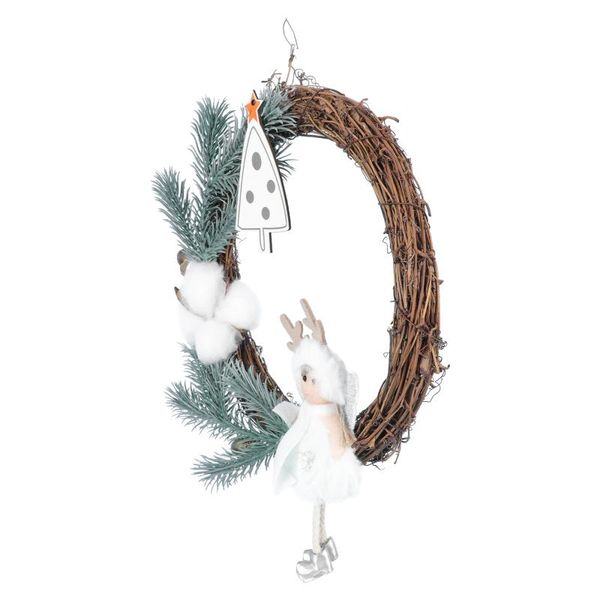 decorative flowers & wreaths 1pc christmas wreath decor xmas wall pendant household festival hanging
decorative flowers & wreaths 1pc christmas wreath decor xmas wall pendant household festival hanging