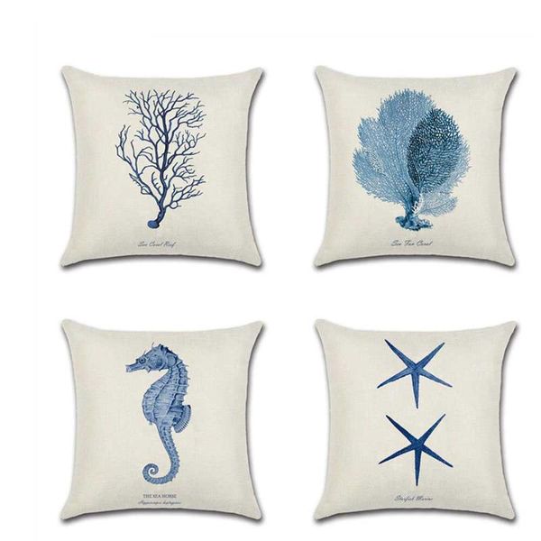 cushion/decorative pillow hand-painted marine coral/starfish prints 45*45cm cushion cover linen throw car home decoration decorative pillowc
cushion/decorative pillow hand-painted marine coral/starfish prints 45*45cm cushion cover linen throw car home decoration decorative pillowc