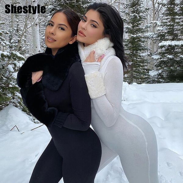 shestyle solid bodycon fitness jumpsuit women spring back zipper white black leggings elastic clubwear rompers overallsby, Black;white
shestyle solid bodycon fitness jumpsuit women spring back zipper white black leggings elastic clubwear rompers overallsby, Black;white