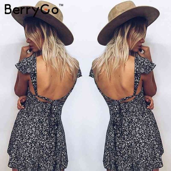 berrygo navy floral print short dress women backless high waist summer vintage back strap red boho beach vestidos 210513, Black;gray
berrygo navy floral print short dress women backless high waist summer vintage back strap red boho beach vestidos 210513, Black;gray