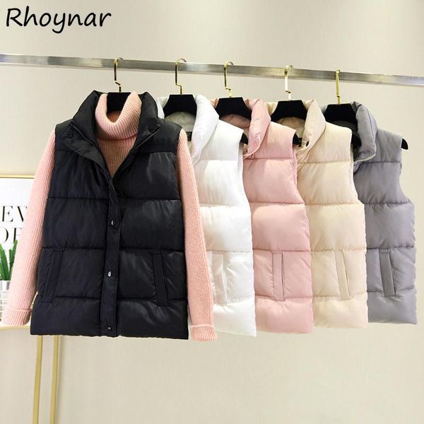 women's vests women winter 5 colors girls cute simple solid turn down collar fashion korean style pockets leisure single breasted, Black;white
women's vests women winter 5 colors girls cute simple solid turn down collar fashion korean style pockets leisure single breasted, Black;white