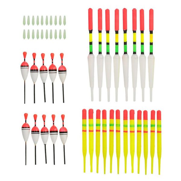 fishing accessories lixada 30pcs/lot floats with rubbers buoyancy vertical floater assorted shapes colors tackle float for pesca
fishing accessories lixada 30pcs/lot floats with rubbers buoyancy vertical floater assorted shapes colors tackle float for pesca