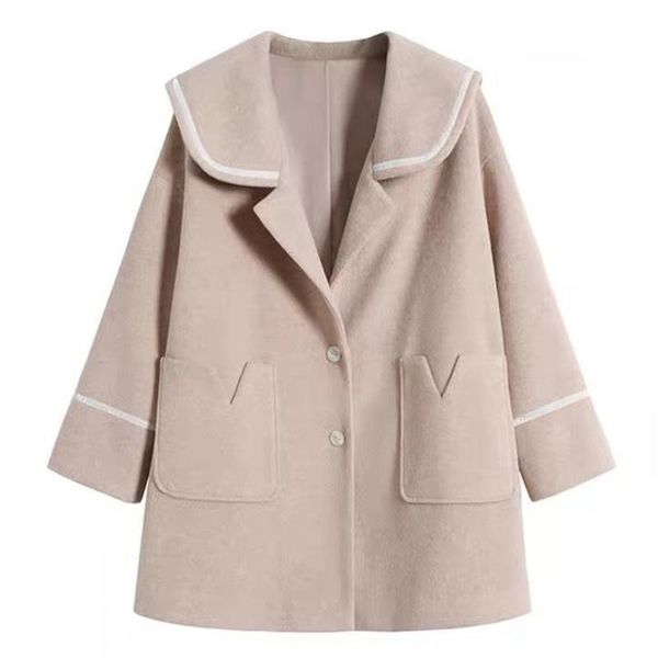women's wool & blends winter women jackets loose large size female coats warm padded pockets elegant lady overcoats woman clothes, Black
women's wool & blends winter women jackets loose large size female coats warm padded pockets elegant lady overcoats woman clothes, Black