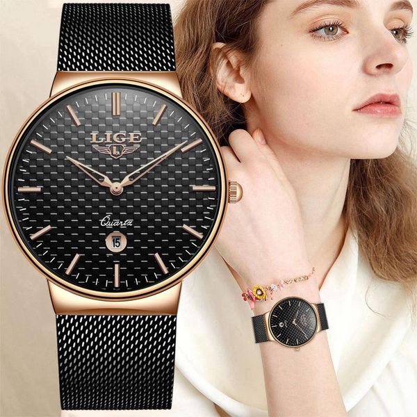 wristwatches lige fashion simple wome watch business waterproof quartz watches clock sports relogio masculino, Slivery;brown
wristwatches lige fashion simple wome watch business waterproof quartz watches clock sports relogio masculino, Slivery;brown