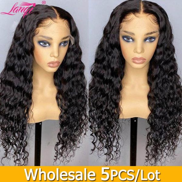 5pcs/lot wholesale deep wave lace front wig 4x4 closure brazilian pre plucked human hair wigs for women, Black;brown
5pcs/lot wholesale deep wave lace front wig 4x4 closure brazilian pre plucked human hair wigs for women, Black;brown