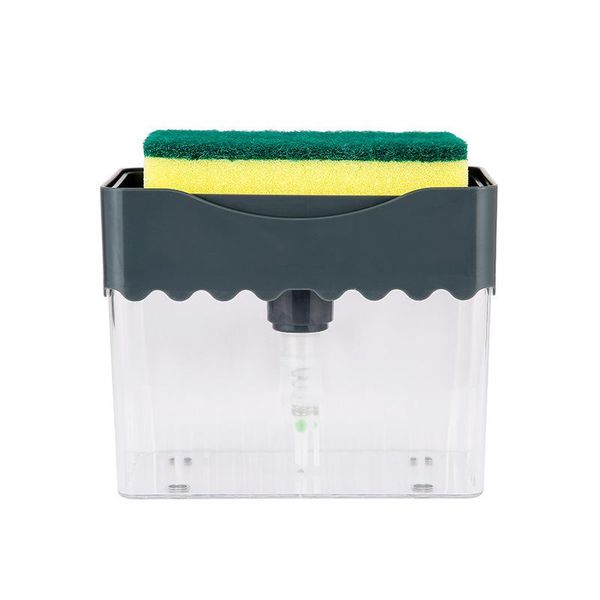 press soap box detergent dispenser sponge automatic outlet wash kitchen liquid