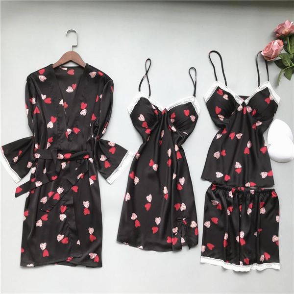 women's sleepwear print flower women satin kimono bathrobe gown nighty&robe suit lace nightgown intimate lingerie homewear, Black;red
women's sleepwear print flower women satin kimono bathrobe gown nighty&robe suit lace nightgown intimate lingerie homewear, Black;red