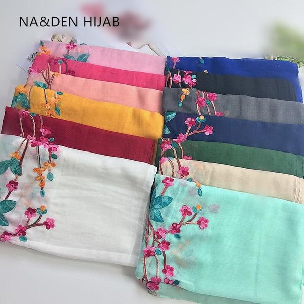 scarves plain solid embroidered scarf muslim women hijabs wraps fashion bandana shawls head 10pcs/lot fast, Blue;gray
scarves plain solid embroidered scarf muslim women hijabs wraps fashion bandana shawls head 10pcs/lot fast, Blue;gray