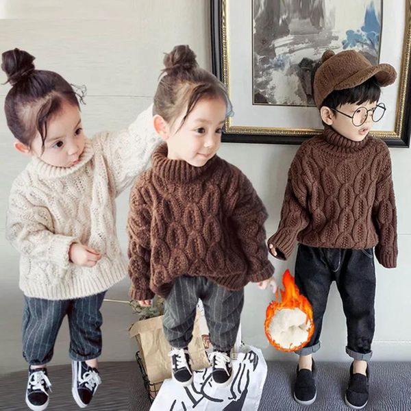 pullover 2021 winter kids' turtleneck thick sweater children soft warm for girl toddler boy solid knitted outwear, Blue
pullover 2021 winter kids' turtleneck thick sweater children soft warm for girl toddler boy solid knitted outwear, Blue